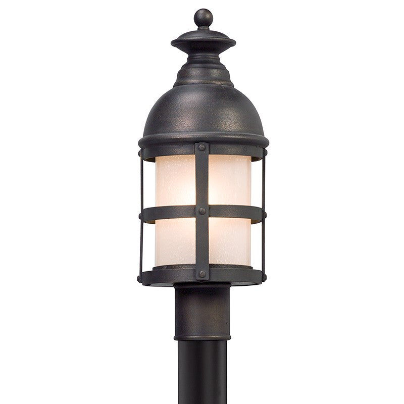 Troy Lighting - P5155 - One Light Post Lantern - Webster - Vintage Bronze
