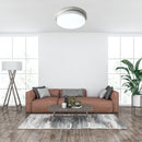 LÁMPARA DE TECHO TIPO PLAFON 2XE27-40W (NO INCLUIDO) 110-240V, PANTALLA VIDRIO OPAL.