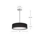 Kuzco Lighting - PD7916-BK - LED Pendant - Dalton - Black