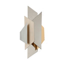 Corbett Lighting - 207-11-SS/WSL/GL - One Light Wall Sconce - Modernist - Pol Ss W Silver/Gold Leaf