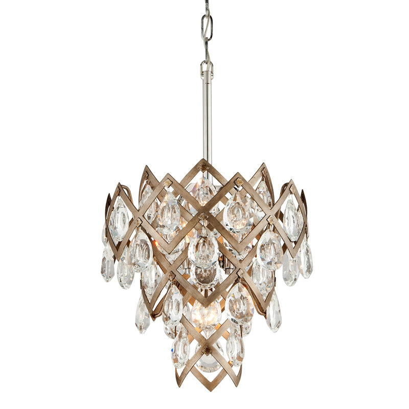 Corbett Lighting - 214-44 - Three Light Pendant - Tiara - Vienna Bronze