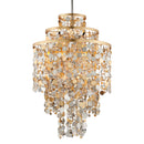 Corbett Lighting - 215-711 - 11 Light Chandelier - Ambrosia - Gold Silver Leaf & Stainless