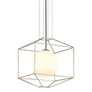 Troy Lighting - F5254 - One Light Chandelier - Silhouette - Silver Leaf