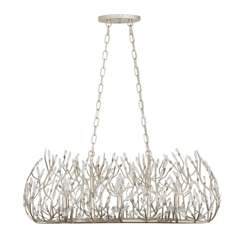 Six Light Linear Pendant<br /><span style="color:#4AB0CE;">Entrega: 4-10 dias en USA</span><br /><span style="color:#4AB0CE;font-size:60%;">PREGUNTE POR ENTREGA EN PANAMA</span><br />Collection: Bask<br />Finish: Gold Dust