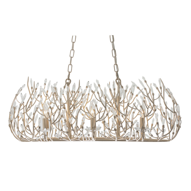 Six Light Linear Pendant<br /><span style="color:#4AB0CE;">Entrega: 4-10 dias en USA</span><br /><span style="color:#4AB0CE;font-size:60%;">PREGUNTE POR ENTREGA EN PANAMA</span><br />Collection: Bask<br />Finish: Gold Dust