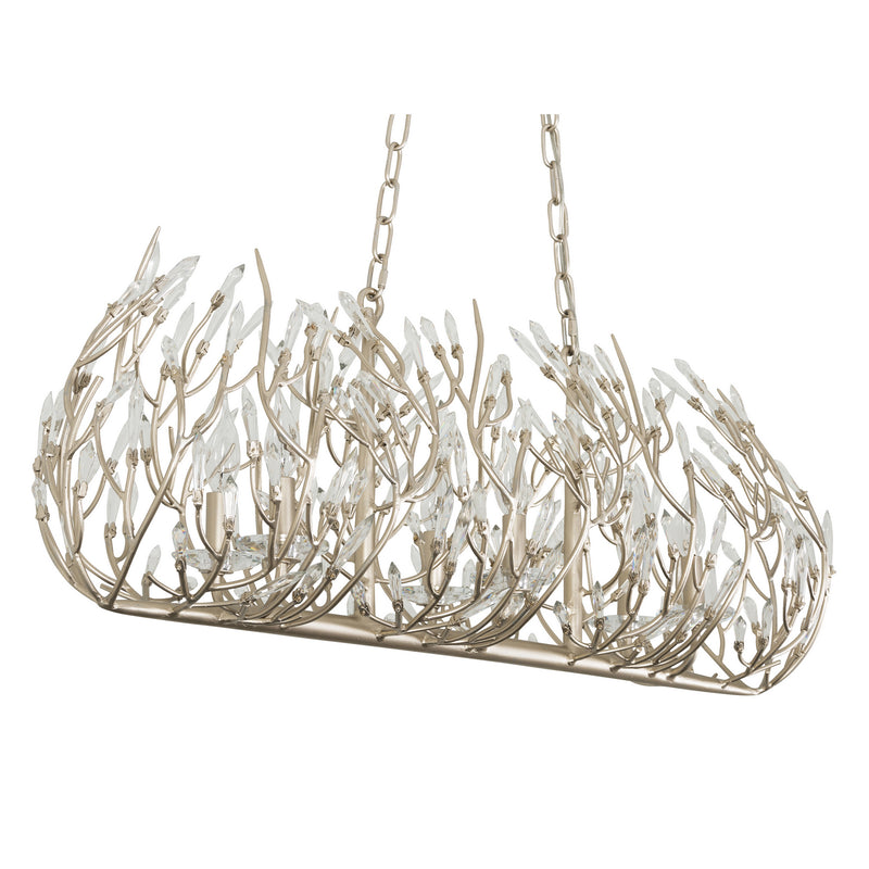 Six Light Linear Pendant<br /><span style="color:#4AB0CE;">Entrega: 4-10 dias en USA</span><br /><span style="color:#4AB0CE;font-size:60%;">PREGUNTE POR ENTREGA EN PANAMA</span><br />Collection: Bask<br />Finish: Gold Dust