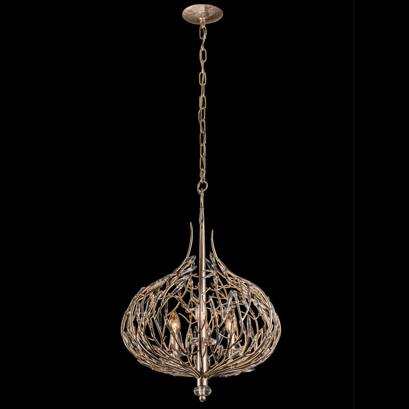 Three Light Pendant<br /><span style="color:#4AB0CE;">Entrega: 4-10 dias en USA</span><br /><span style="color:#4AB0CE;font-size:60%;">PREGUNTE POR ENTREGA EN PANAMA</span><br />Collection: Bask<br />Finish: Gold Dust