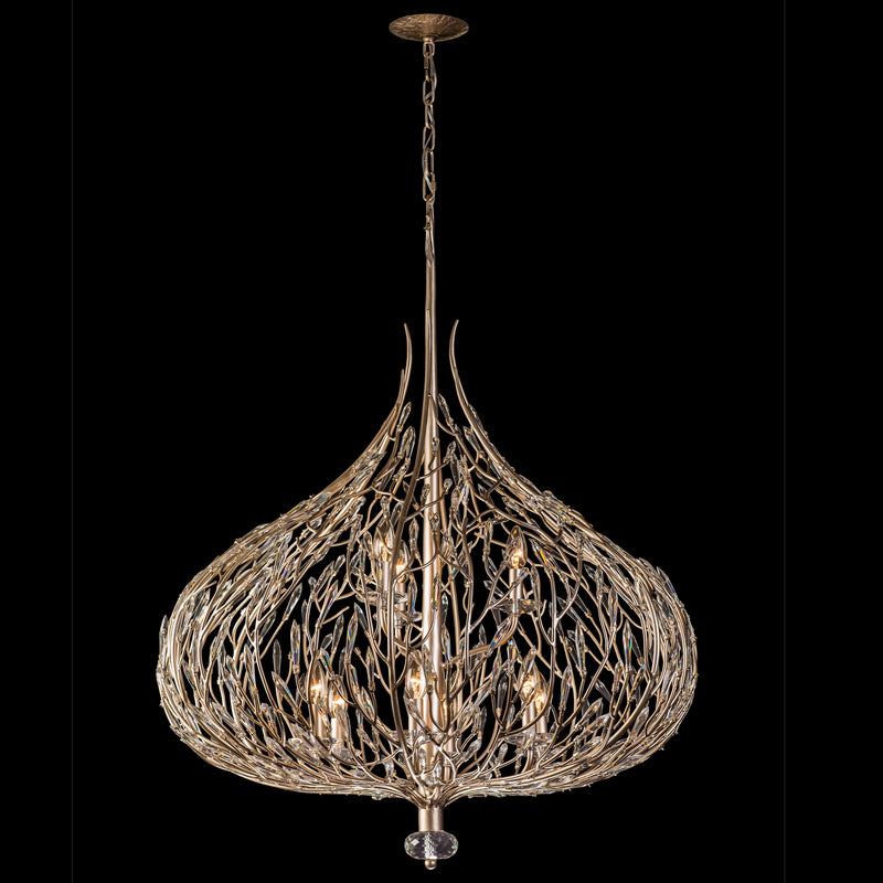 Nine Light Pendant<br /><span style="color:#4AB0CE;">Entrega: 1-2 semanas en USA</span><br /><span style="color:#4AB0CE;font-size:60%;">PREGUNTE POR ENTREGA EN PANAMA</span><br />Collection: Bask<br />Finish: Gold Dust