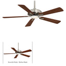 Minka Aire - F556L-BN/DW - 52"Ceiling Fan - Contractor LED - Brushed Nickel With Dark Walnut Blades