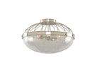 Kalco - 311342PN - Three Light Flush Mount - Montauk - Polished Nickel