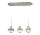 Kalco - 311343PN - Three Light Island Pendant - Montauk - Polished Nickel