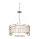 Kalco - 6483TS - Four Light Pendant - Atelier - Tarnished Silver