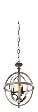 Kalco - 6593PSN - Three Light Pendant - Rothwell - Polished Satin Nickel