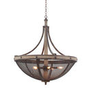 Kalco - 7045FG - Six Light Pendant - Coronado - Florence Gold