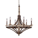Kalco - 7046FG - Six Light Chandelier - Coronado - Florence Gold