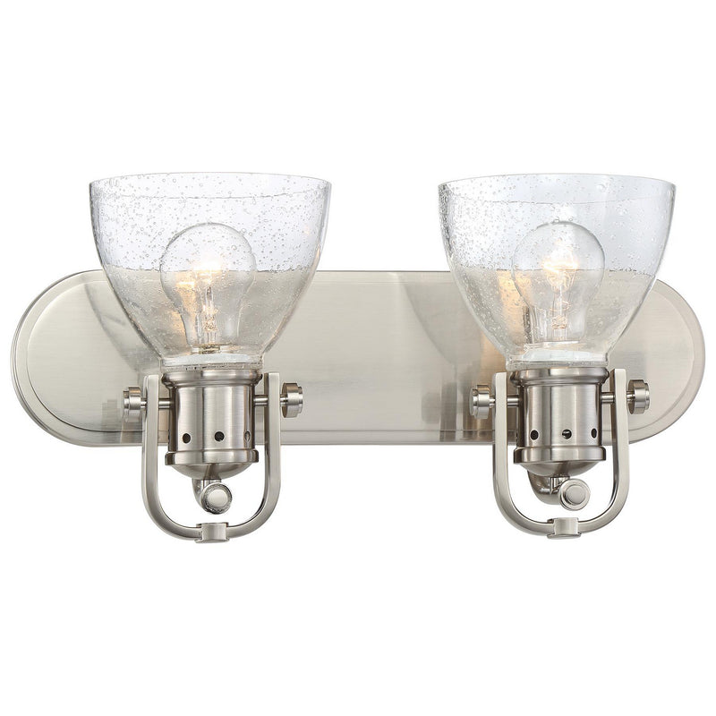 Minka-Lavery - 3412-84 - Two Light Bath - Brushed Nickel