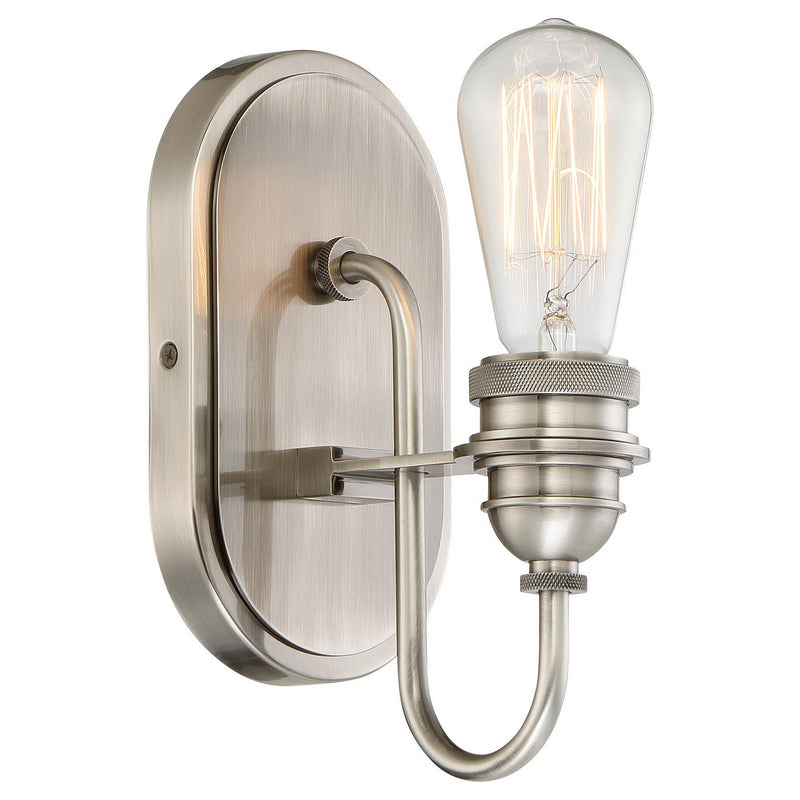 Minka-Lavery - 3451-84B - One Light Bath - Uptown Edison - Plated Pewter