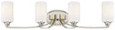 Minka-Lavery - 3984-613 - Four Light Bath - Tilbury - Polished Nickel