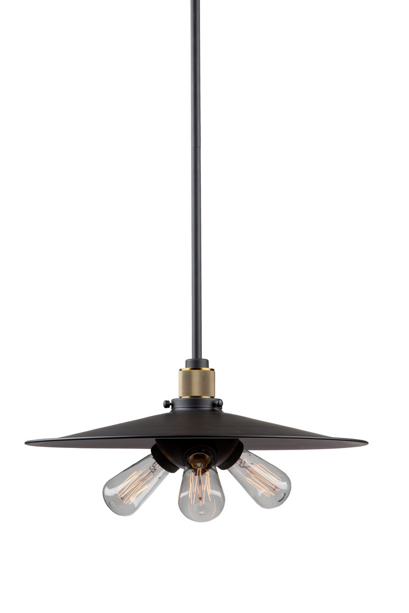 Artcraft Canada - AC10591VB - Three Light Pendant - Jersey - Vintage Brass