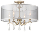 Four Light Semi Flush Mount<br /><span style="color:#4AB0CE;">Entrega: 4-10 dias en USA</span><br /><span style="color:#4AB0CE;font-size:60%;">PREGUNTE POR ENTREGA EN PANAMA</span><br />Collection: Laurel Estate<br />Finish: Brio Gold