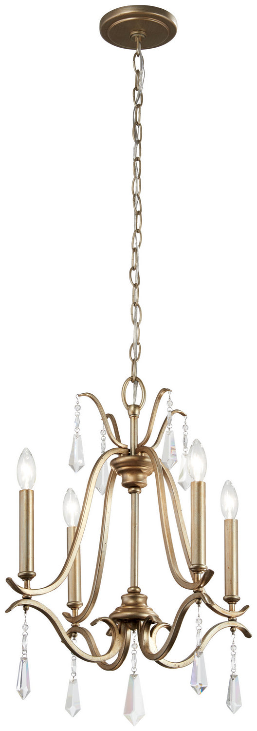 Minka-Lavery - 4444-582 - Four Light Chandelier - Laurel Estate - Brio Gold