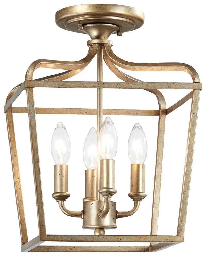 Minka-Lavery - 4445-582 - Four Light Pendant - Laurel Estate - Brio Gold