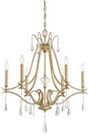 Six Light Chandelier<br /><span style="color:#4AB0CE;">Entrega: 1-2 semanas en USA</span><br /><span style="color:#4AB0CE;font-size:60%;">PREGUNTE POR ENTREGA EN PANAMA</span><br />Collection: Laurel Estate<br />Finish: Brio Gold