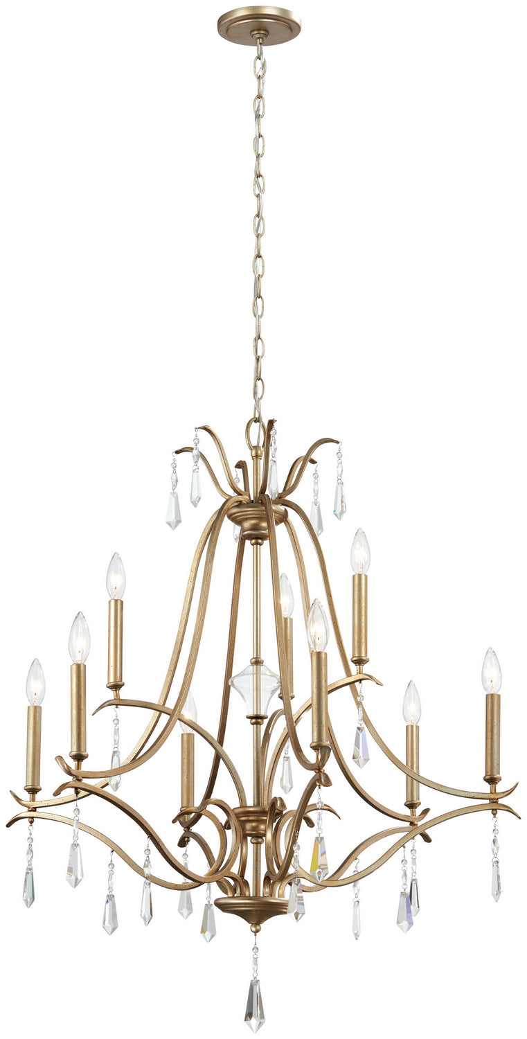 Minka-Lavery - 4449-582 - Nine Light Chandelier - Laurel Estate - Brio Gold