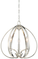Minka-Lavery - 4982-613 - Three Light Pendant - Tilbury - Polished Nickel