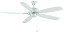 52"Ceiling Fan<br /><span style="color:#4AB0CE;">Entrega: 4-10 dias en USA</span><br /><span style="color:#4AB0CE;font-size:60%;">PREGUNTE POR ENTREGA EN PANAMA</span><br />Collection: Aire Deluxe<br />Finish: Matte White