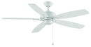 52"Ceiling Fan<br /><span style="color:#4AB0CE;">Entrega: 4-10 dias en USA</span><br /><span style="color:#4AB0CE;font-size:60%;">PREGUNTE POR ENTREGA EN PANAMA</span><br />Collection: Aire Deluxe<br />Finish: Matte White