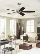 52"Ceiling Fan<br /><span style="color:#4AB0CE;">Entrega: 4-10 dias en USA</span><br /><span style="color:#4AB0CE;font-size:60%;">PREGUNTE POR ENTREGA EN PANAMA</span><br />Collection: Aire Deluxe<br />Finish: Brushed Nickel