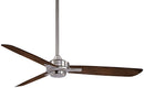 Minka Aire - F727-BN/MM - 52"Ceiling Fan - Rudolph - Brushed Nickel With Medium Maple Blades