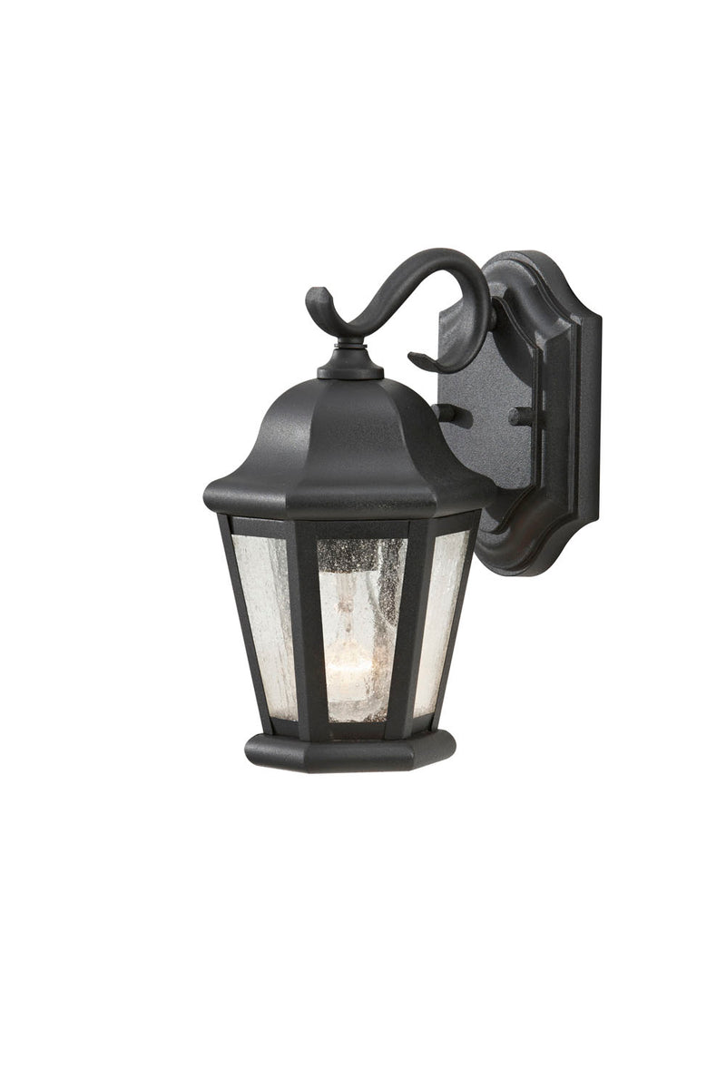 Generation Lighting. - OL5900BK - One Light Outdoor Wall Lantern - Martinsville - Black