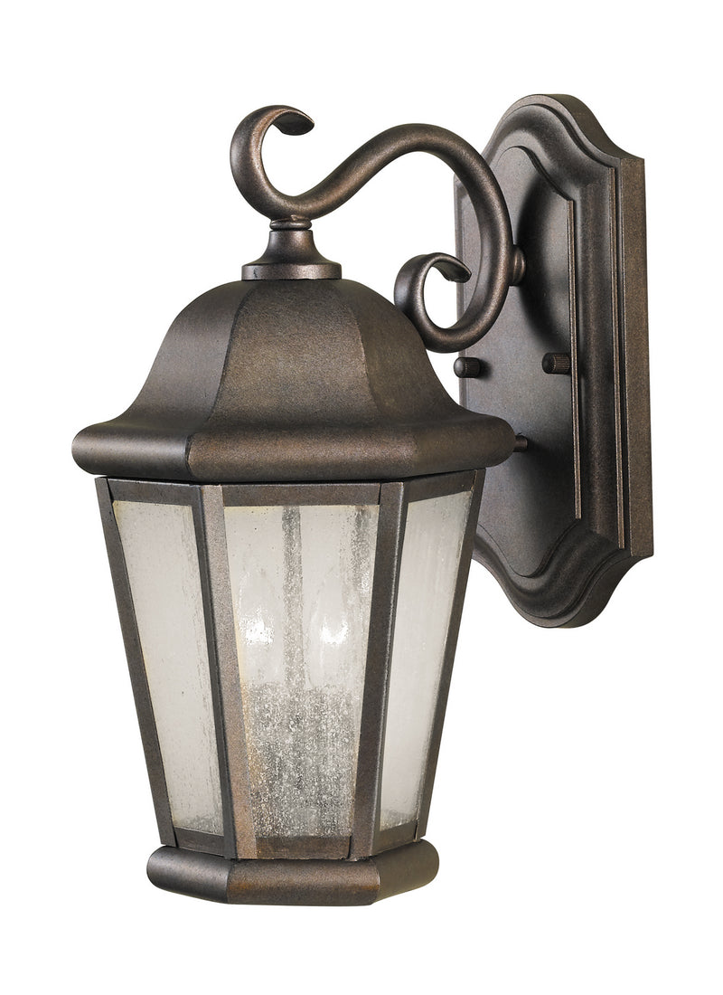 Two Light Outdoor Wall Lantern<br /><span style="color:#4AB0CE;">Entrega: 9-10 semanas en USA</span><br /><span style="color:#4AB0CE;font-size:60%;">PREGUNTE POR ENTREGA EN PANAMA</span><br />Collection: Martinsville<br />Finish: Corinthian Bronze