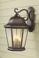 Generation Lighting - OL5904CB - Four Light Outdoor Wall Lantern - Martinsville - Corinthian Bronze