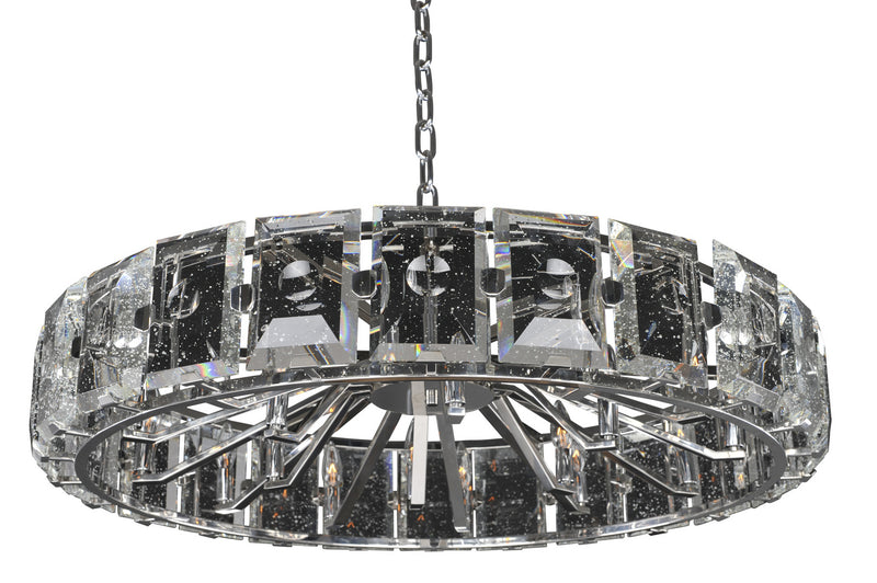 Kalco - 390456SL - Eight Light Pendant - Giada - Stainless Steel