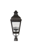 Kalco - 403300AI - Three Light Post - Pier Mount - Winchester Outdoor - Aged Iron