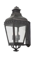Kalco - 403323AI - Three Light Wall Bracket - Winchester Outdoor - Aged Iron