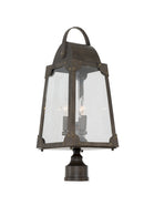 Kalco - 403700AGB - Three Light Post - Pier Mount - Arlington - Aged Bronze
