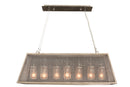 Kalco - 500060CI - Seven Light Island Pendant - Highland - Country Iron