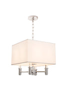 Kalco - 500570CH - Four Light Convertible Pendant - Semi Flush Mount - Dupont - Chrome