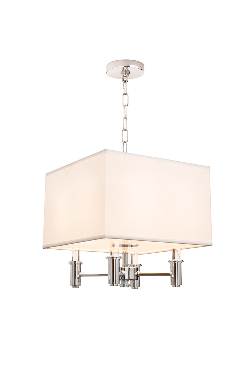 Kalco - 500570CH - Four Light Convertible Pendant - Semi Flush Mount - Dupont - Chrome