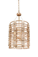 Kalco - 500650MG - Five Light Foyer Pendant - Metropolis - Modern Gold