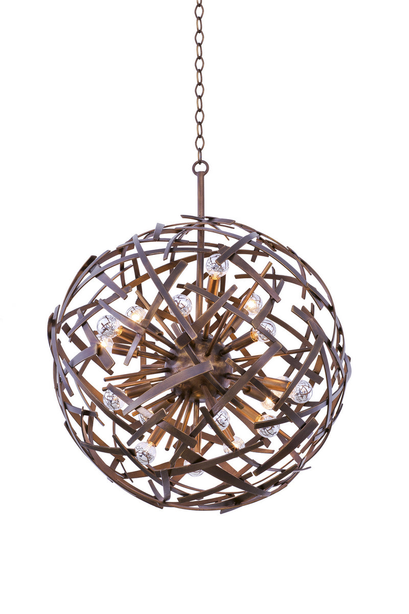 Kalco - 501551CP - 18 Light Pendant - Ambassador - Copper Patina