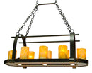 Kalco - 5121NI/CALC - 11 Light Island Pendant - Cordova - Natural Iron