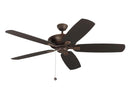 Generation Lighting - 5CSM60RB - 60" Ceiling Fan - Colony - Roman Bronze