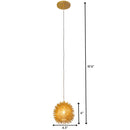 One Light Mini Pendant<br /><span style="color:#4AB0CE;">Entrega: 4-10 dias en USA</span><br /><span style="color:#4AB0CE;font-size:60%;">PREGUNTE POR ENTREGA EN PANAMA</span><br />Collection: Urchin<br />Finish: Gold