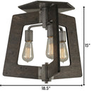 Three Light Ceiling Mount<br /><span style="color: