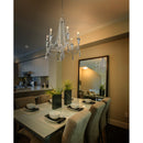 Six Light Chandelier<br /><span style="color:#4AB0CE;">Entrega: 4-10 dias en USA</span><br /><span style="color:#4AB0CE;font-size:60%;">PREGUNTE POR ENTREGA EN PANAMA</span><br />Collection: Barcelona<br />Finish: Transcend Silver